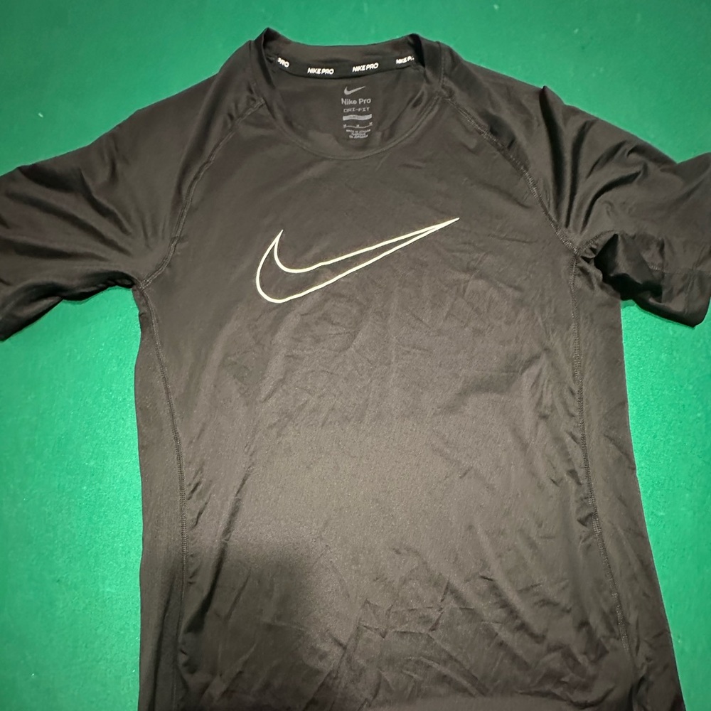 Introducing the Nike Dri-Fit Black T-Shirt, now available at Gargies Vault!